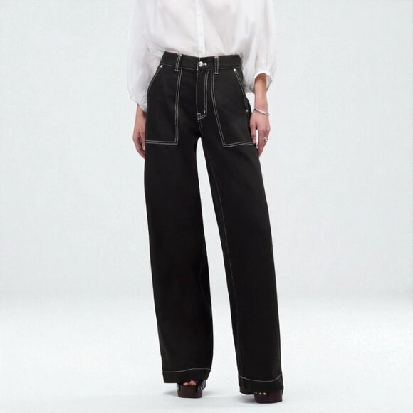 Madewell Denim - Madewell Superwide-Leg Jeans: Airy Denim Edition Size 27